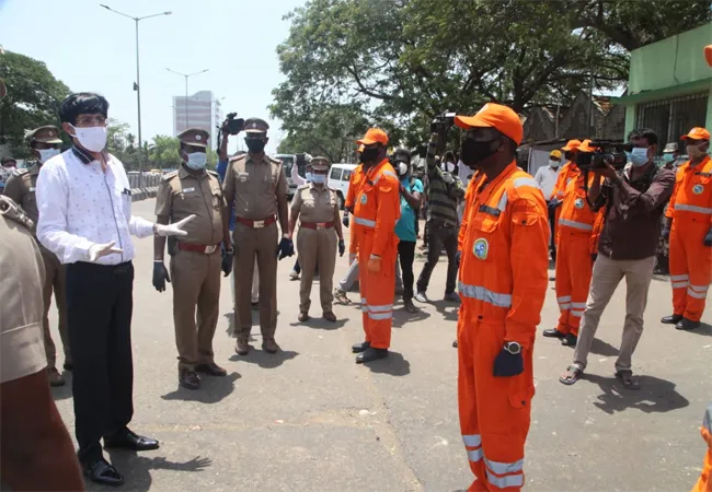 chennai coronavirus prevention officer radhakrishnan press meet 
